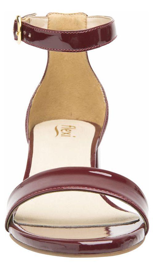 Sandalia Mujer Celine Rojo Osc. Flexi-6