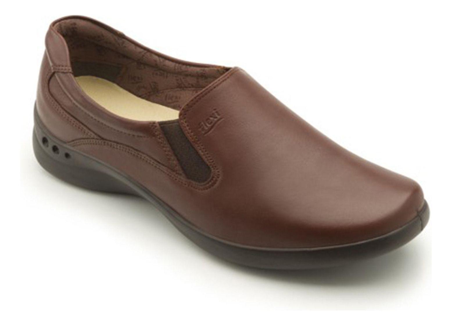 Zapato Mujer Cuero Ofelia Café Flexi-1