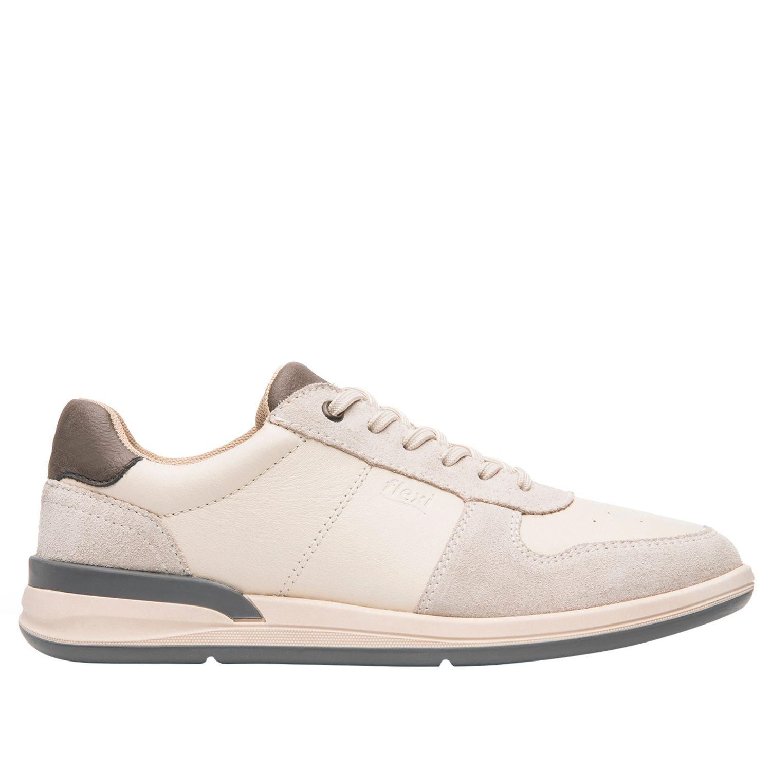 Zapatilla Hombre Bard 419801 Beige Flexi-0