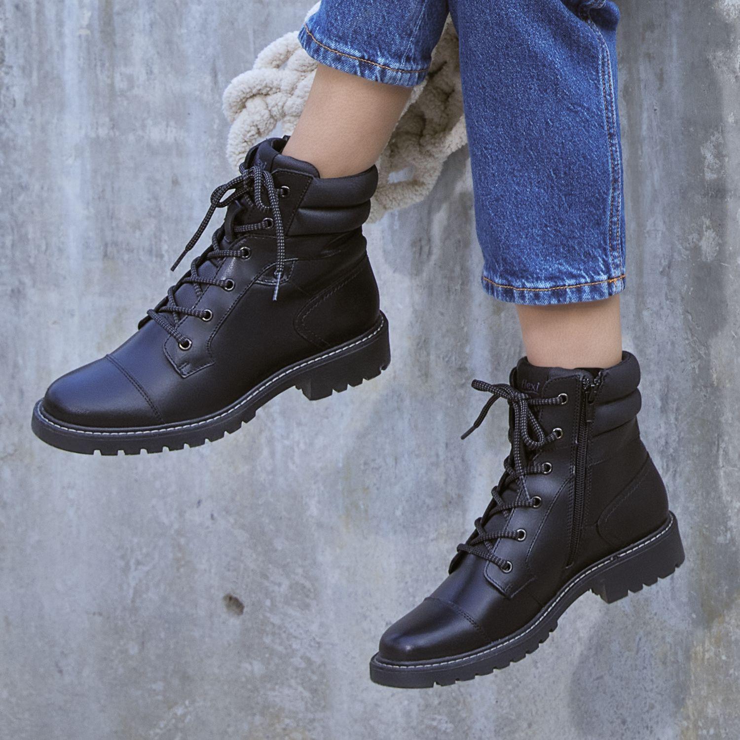 Botin Mujer Aldara 37822 Negro Flexi-2