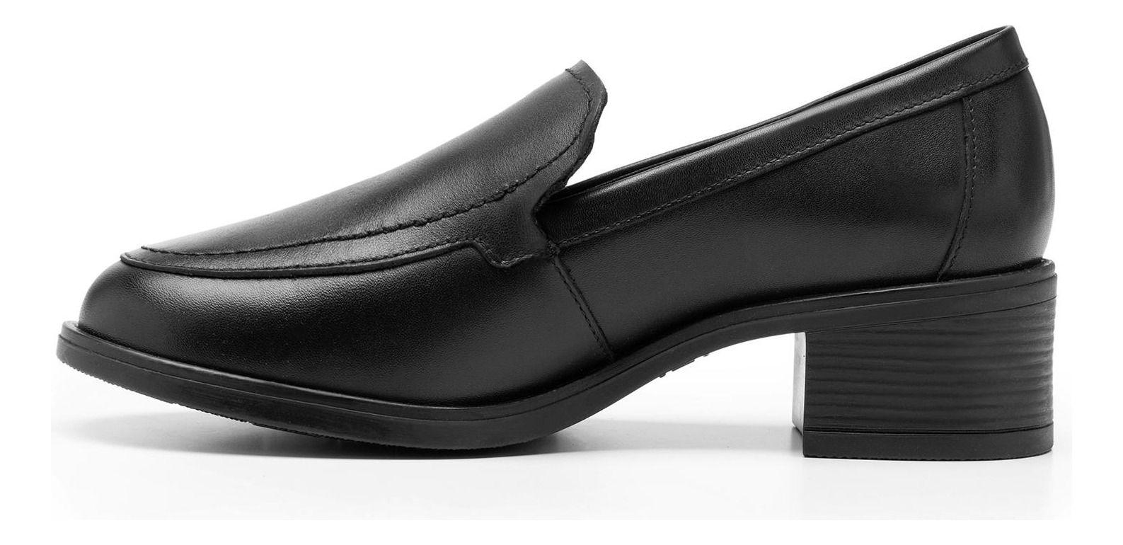Mocasín Mujer Cuero Neisi 119509 Negro Flexi-2