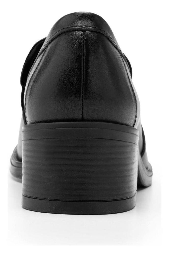 Mocasín Mujer Cuero Neisi 119509 Negro Flexi-3