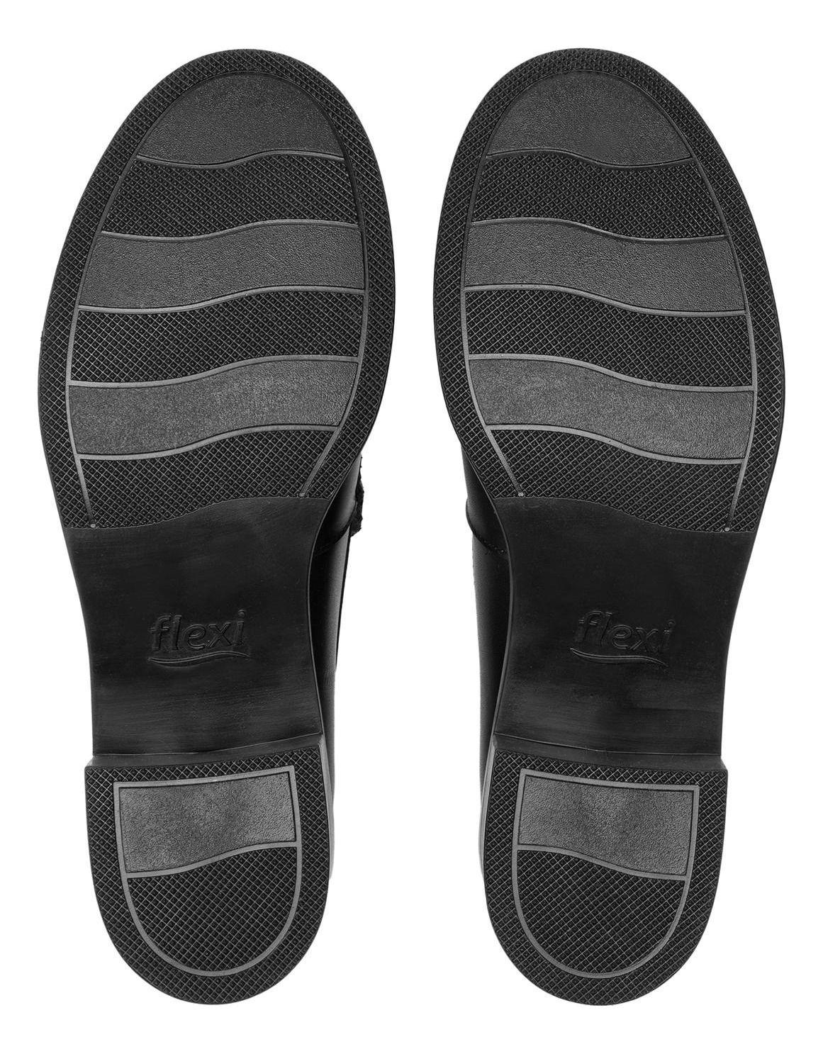 Mocasín Mujer Cuero Neisi 119509 Negro Flexi-6
