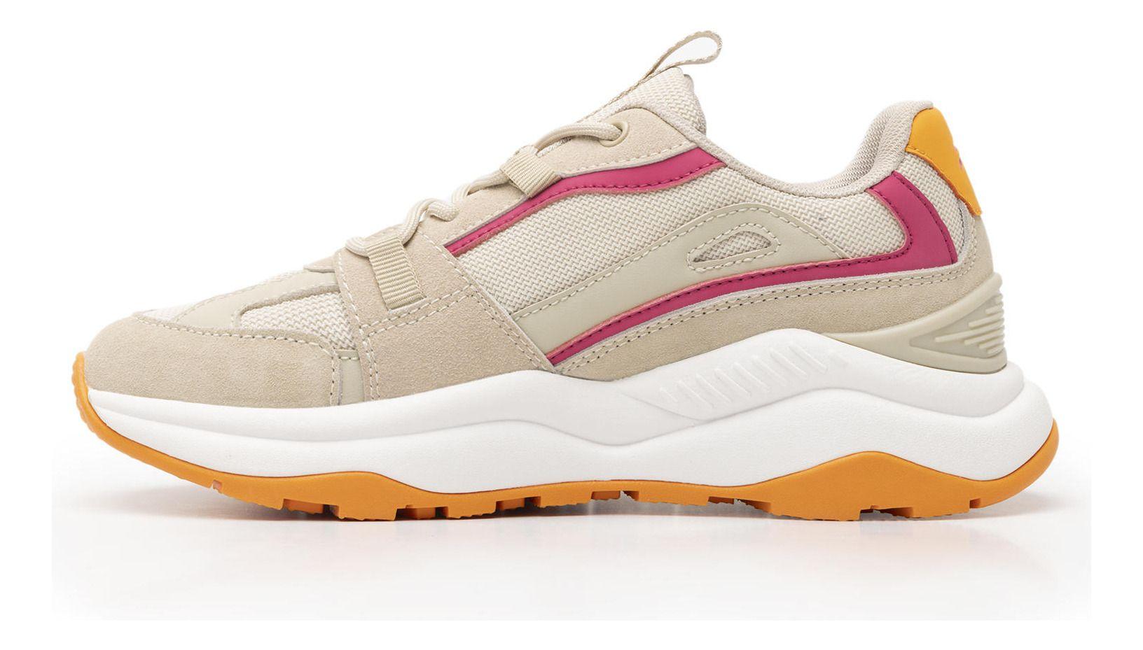 Zapatilla Mujer Nami 124903 Beige Flexi-2