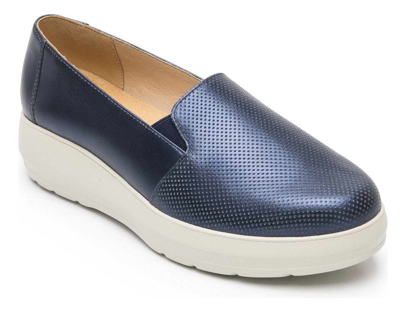 Zapato Mujer Edith 126710 Azul Marino Flexi-3