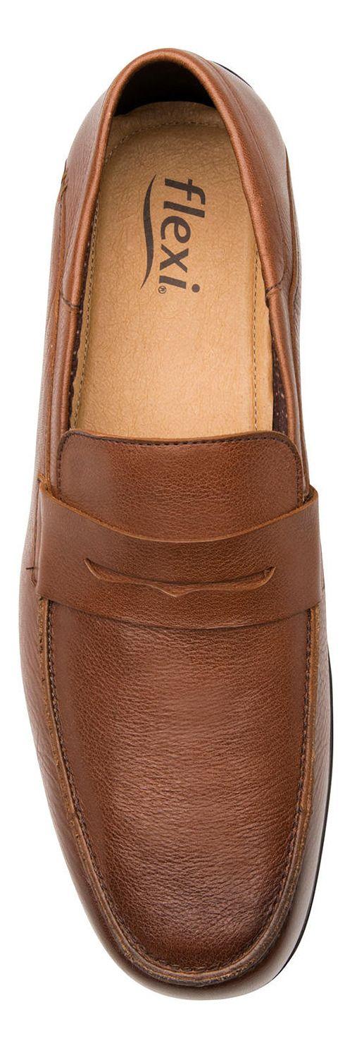 Mocasín Hombre Cuero Cos Cafe Flexi-5