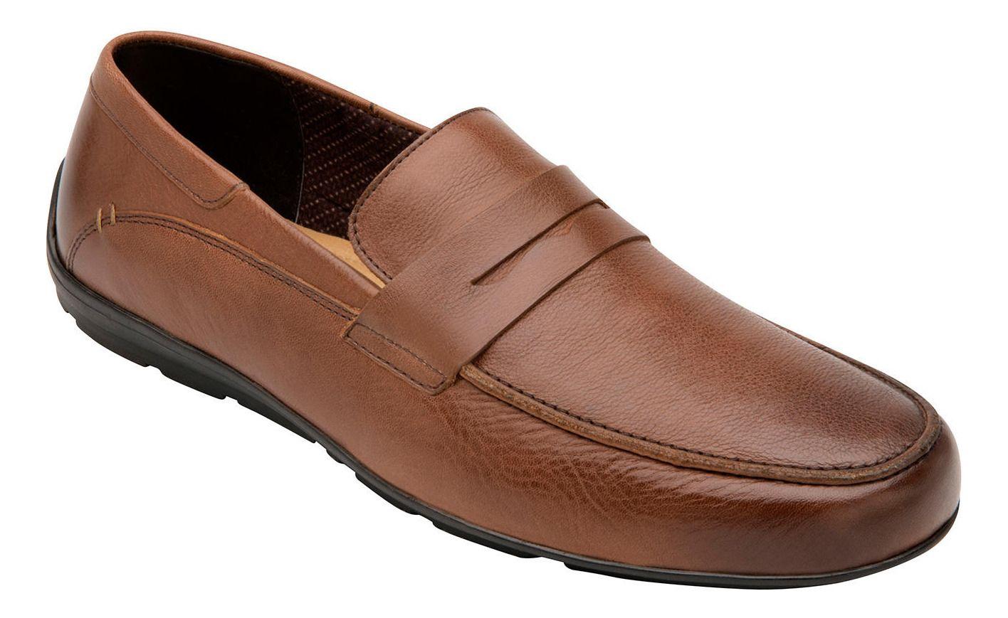 Mocasín Hombre Cuero Cos Cafe Flexi-4