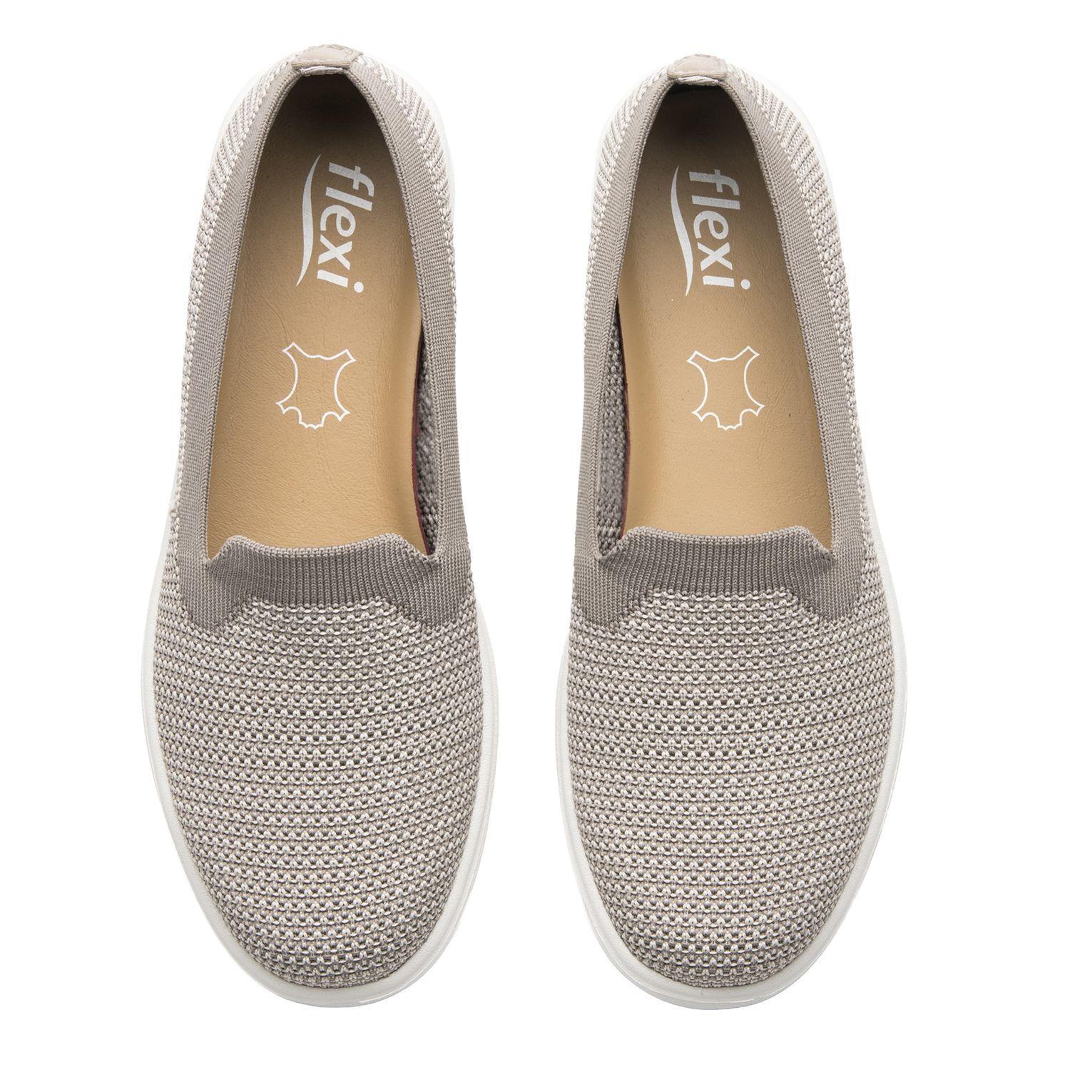 Zapatilla Mujer Grecya 104930 Taupe Flexi-5