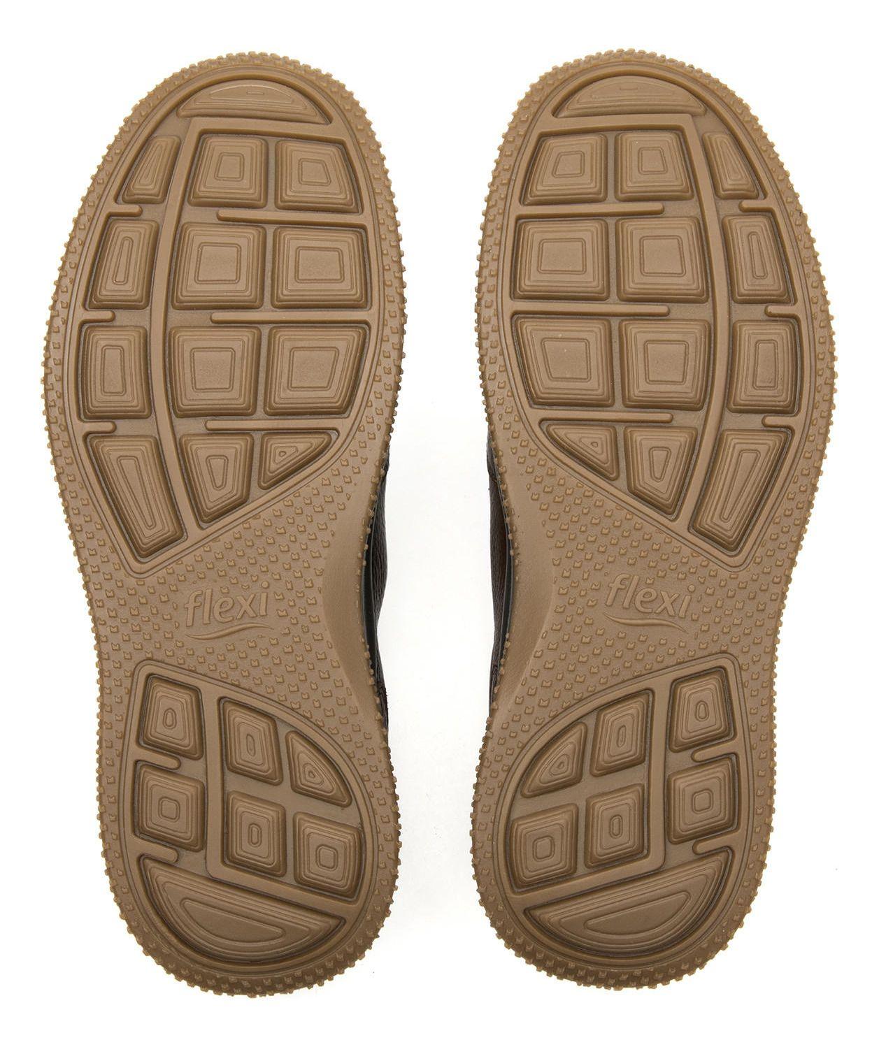 Zapato Hombre Cuero Flyer 410703 Nogal Flexi-6