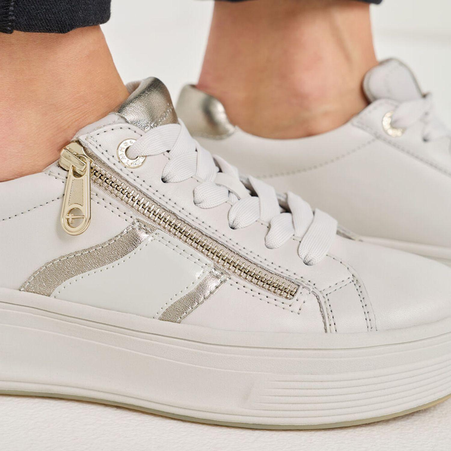 Zapatilla Mujer 83716-44 Blanca y Tamaris-2