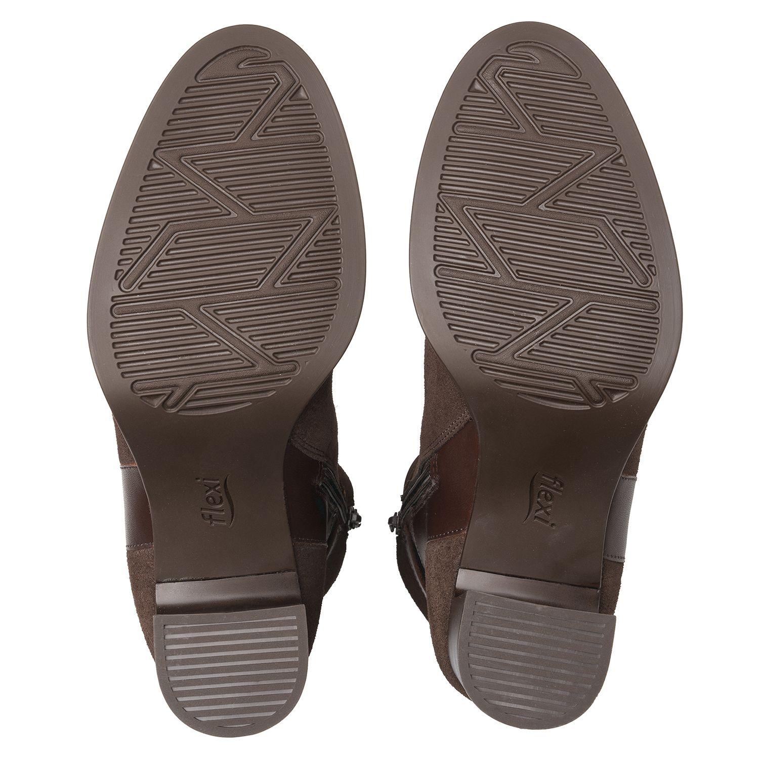 Botin Mujer Mariela 130603 Chocolate Flexi-7