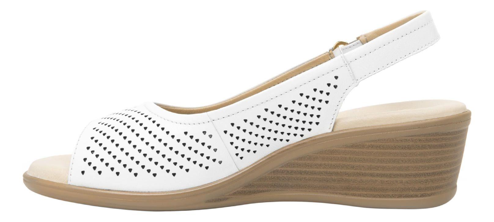 Sandalia Mujer Cuero Zura Blanco Flexi-3