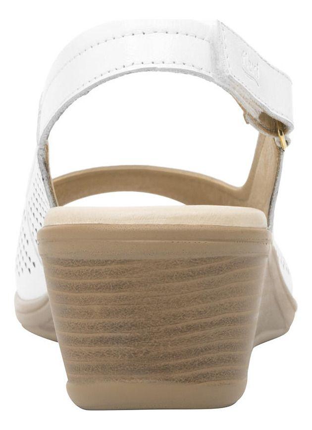 Sandalia Mujer Cuero Zura Blanco Flexi-5