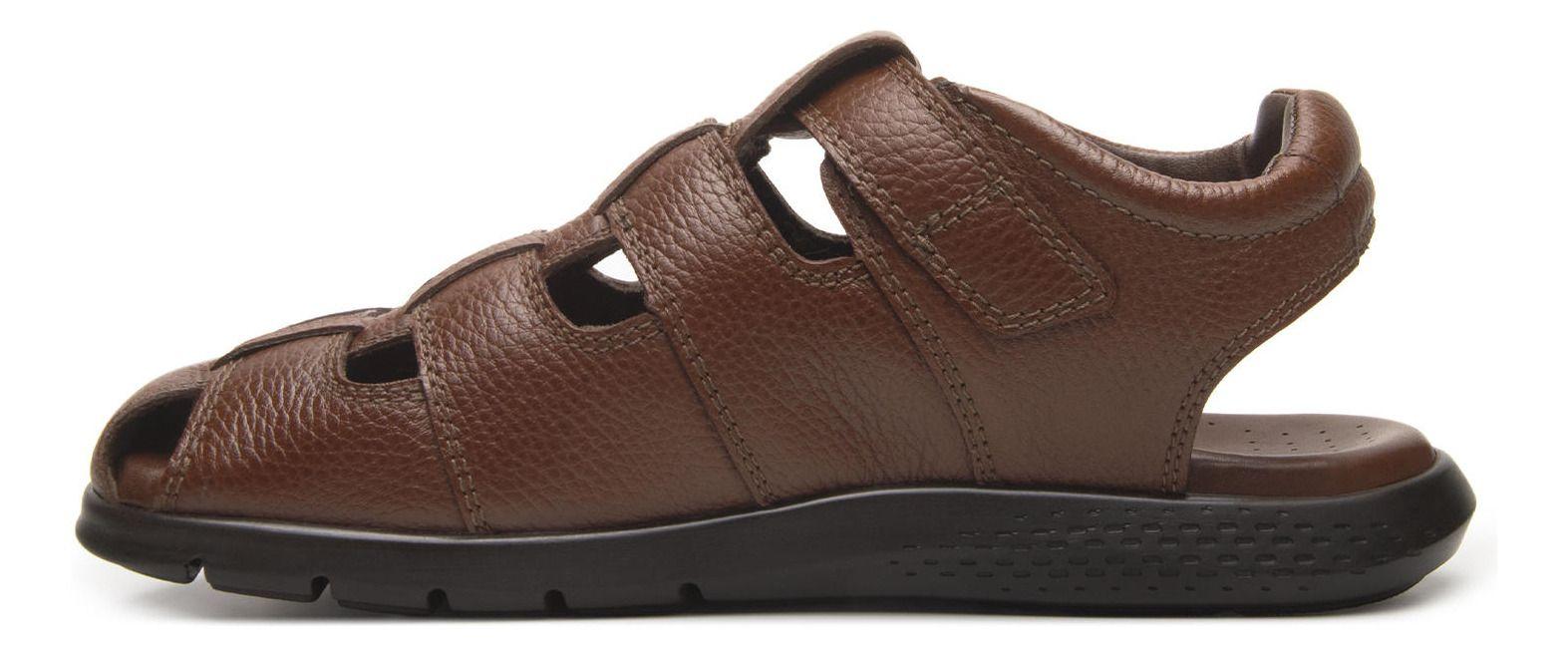 Sandalia Hombre Odin 400026 Café Caoba Flexi-4