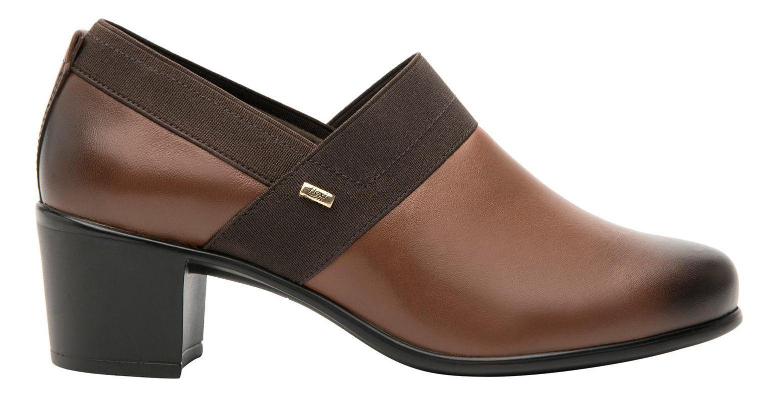 Zapato Mujer Cuero Renata Café Flexi-8