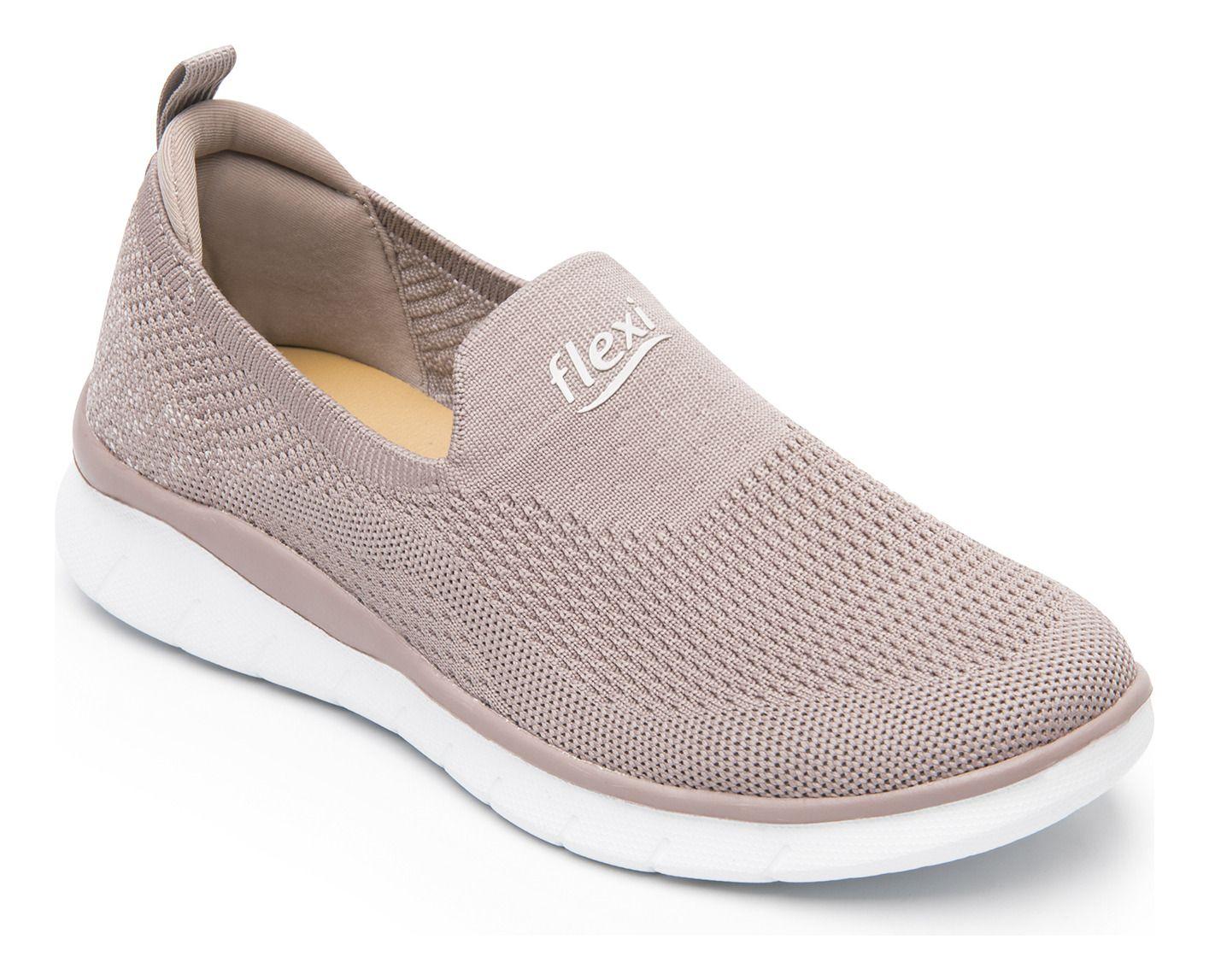 Zapatilla Mujer Ashley 125607 Beige Flexi-2