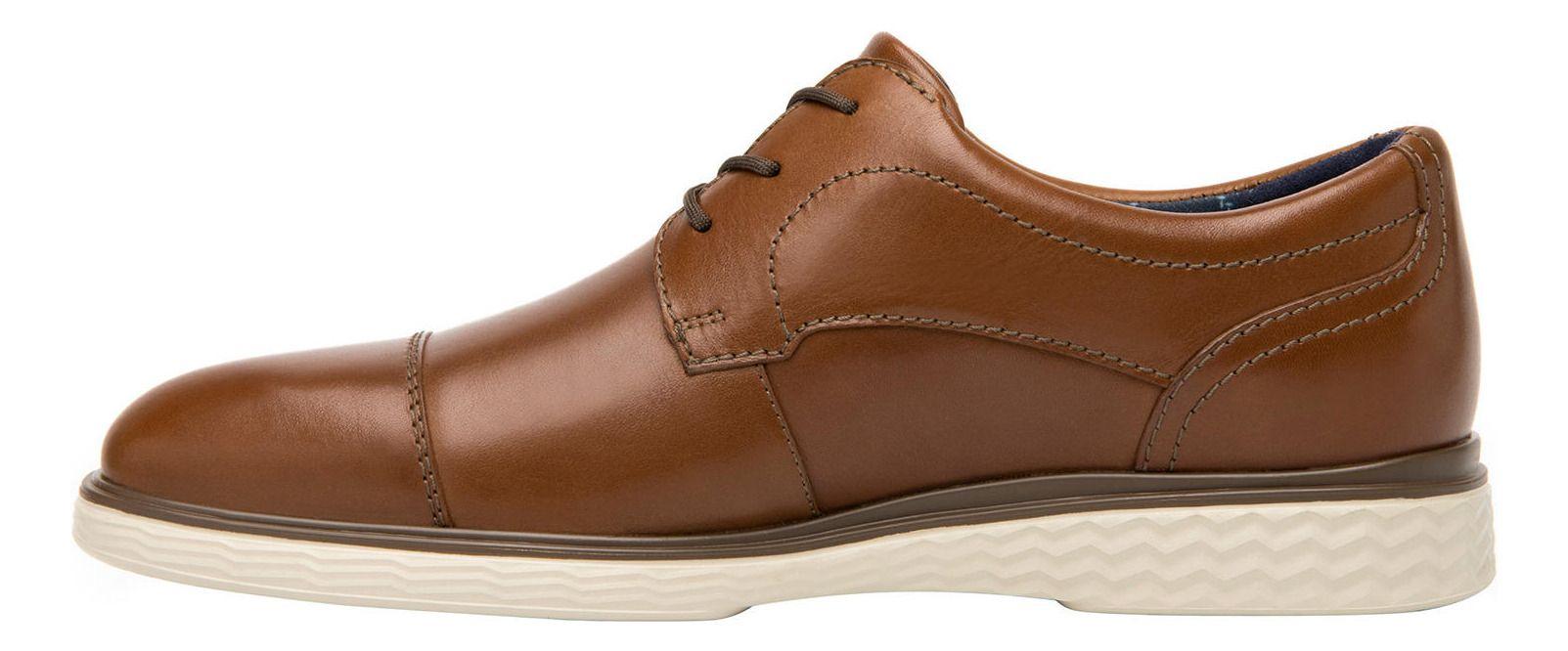 Zapato Hombre Cuero Titanium Café Flexi-4