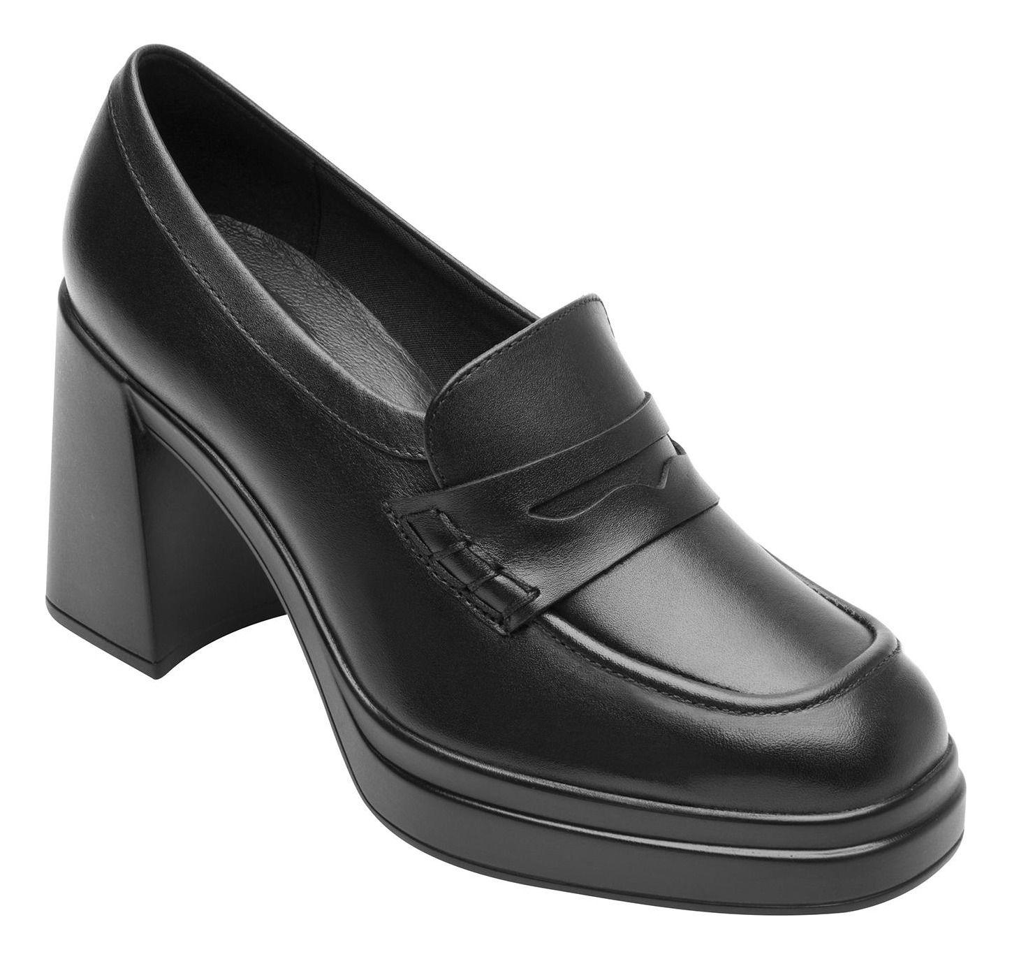 Mocasín Mujer Cuero Mandy 127401 Negro Flexi-1
