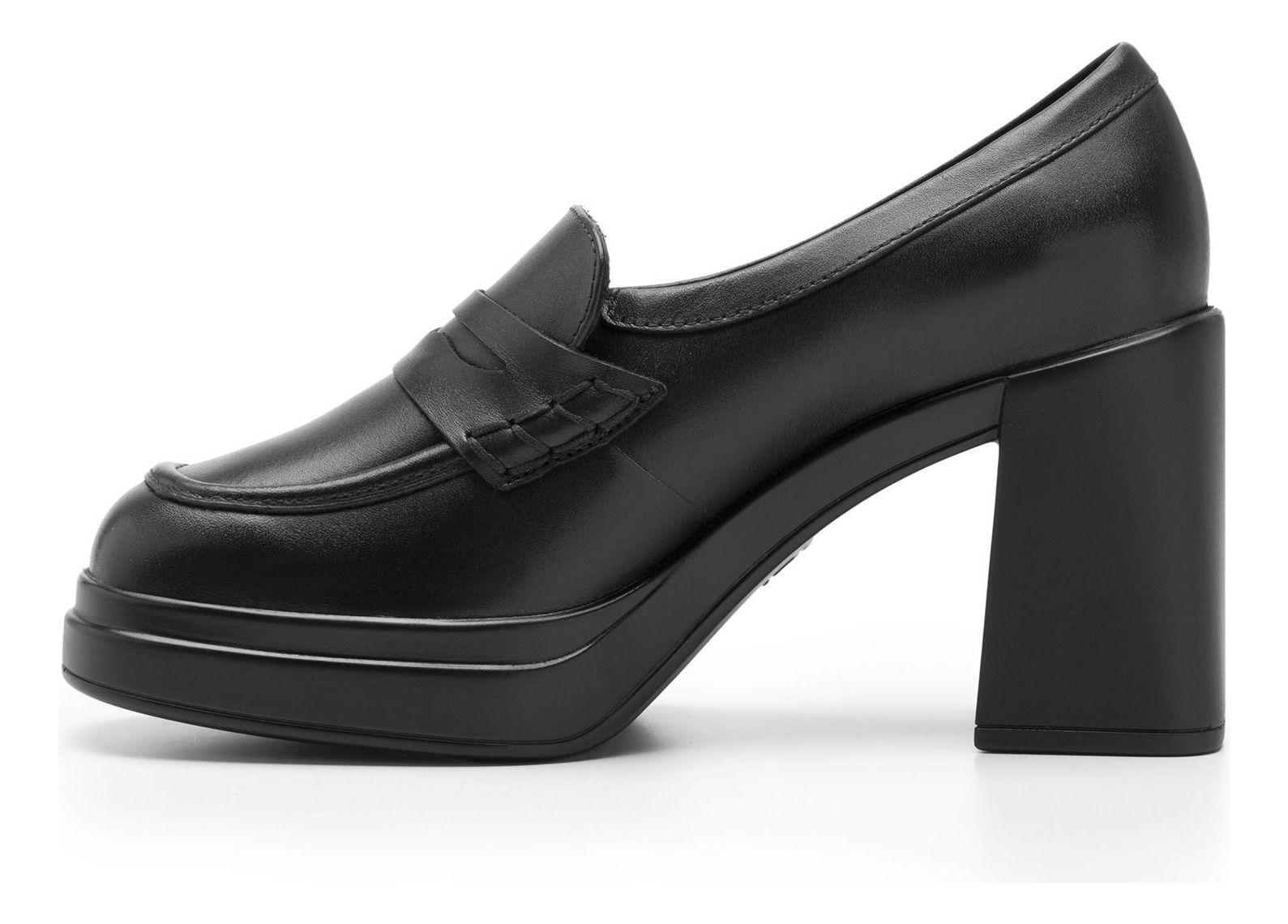 Mocasín Mujer Cuero Mandy 127401 Negro Flexi-2
