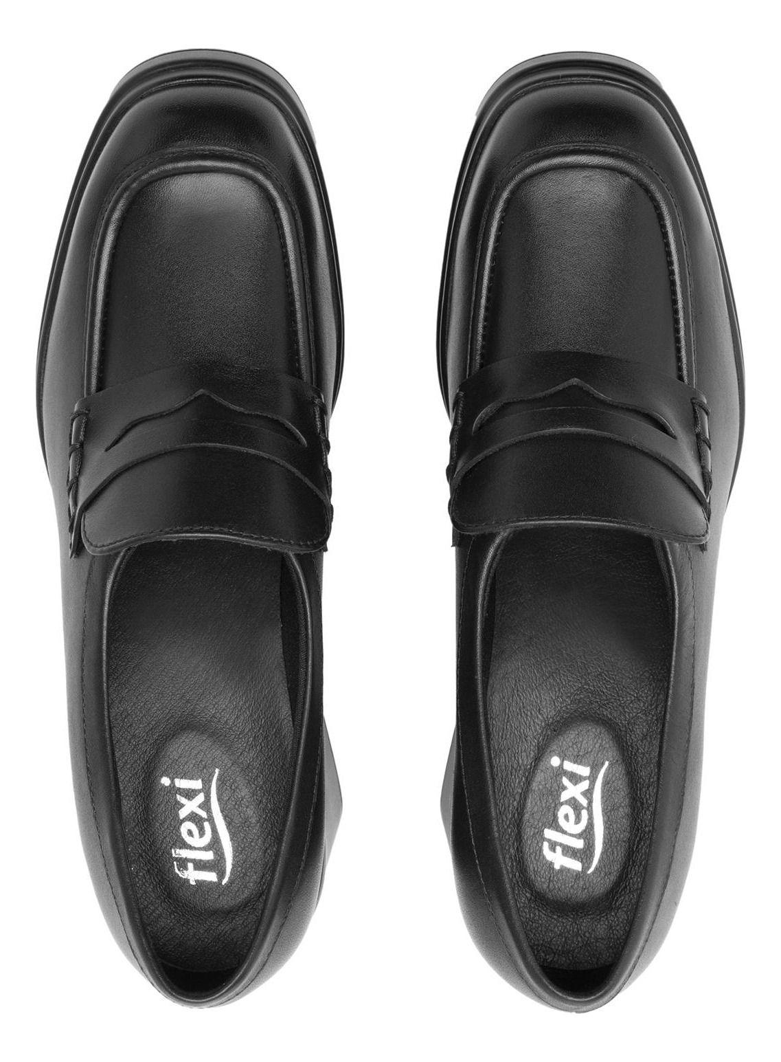 Mocasín Mujer Cuero Mandy 127401 Negro Flexi-5