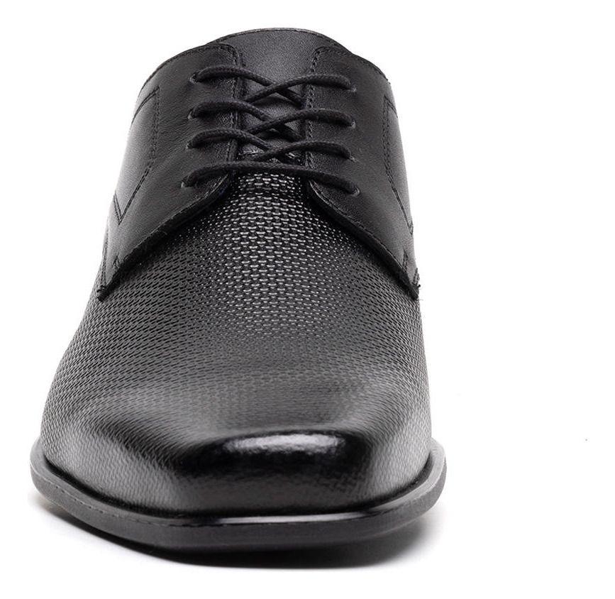 Zapato Hombre Cuero Salamanca Negro Flexi-4