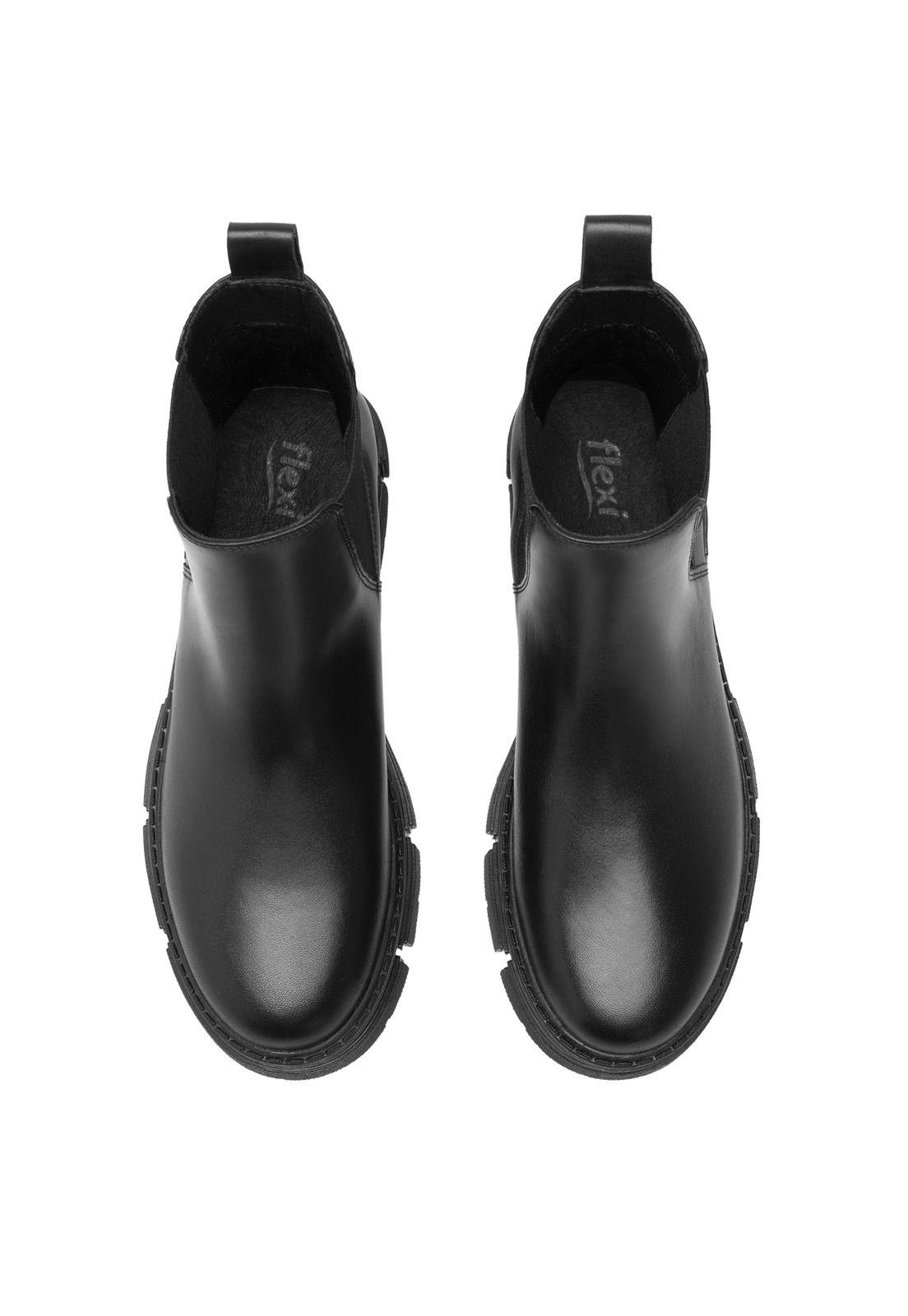 Botín Mujer Dune 124604 Negro Flexi-3