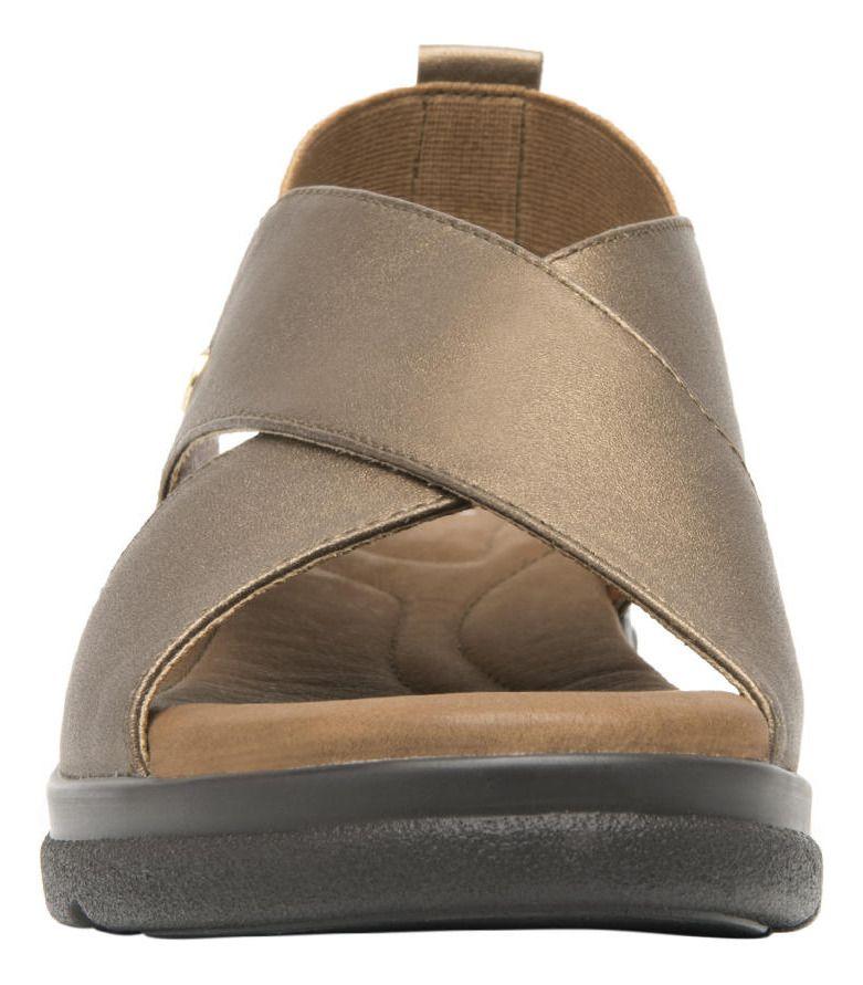 Sandalia Mujer Cuero Dariana Café Flexi-5