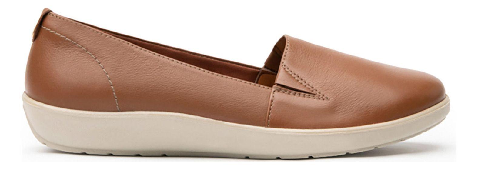 Zapato Mujer Cuero Amelie Café Flexi-0