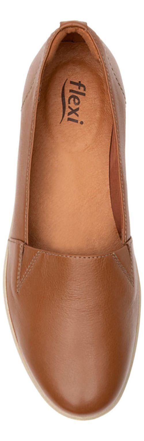 Zapato Mujer Cuero Amelie Café Flexi-6