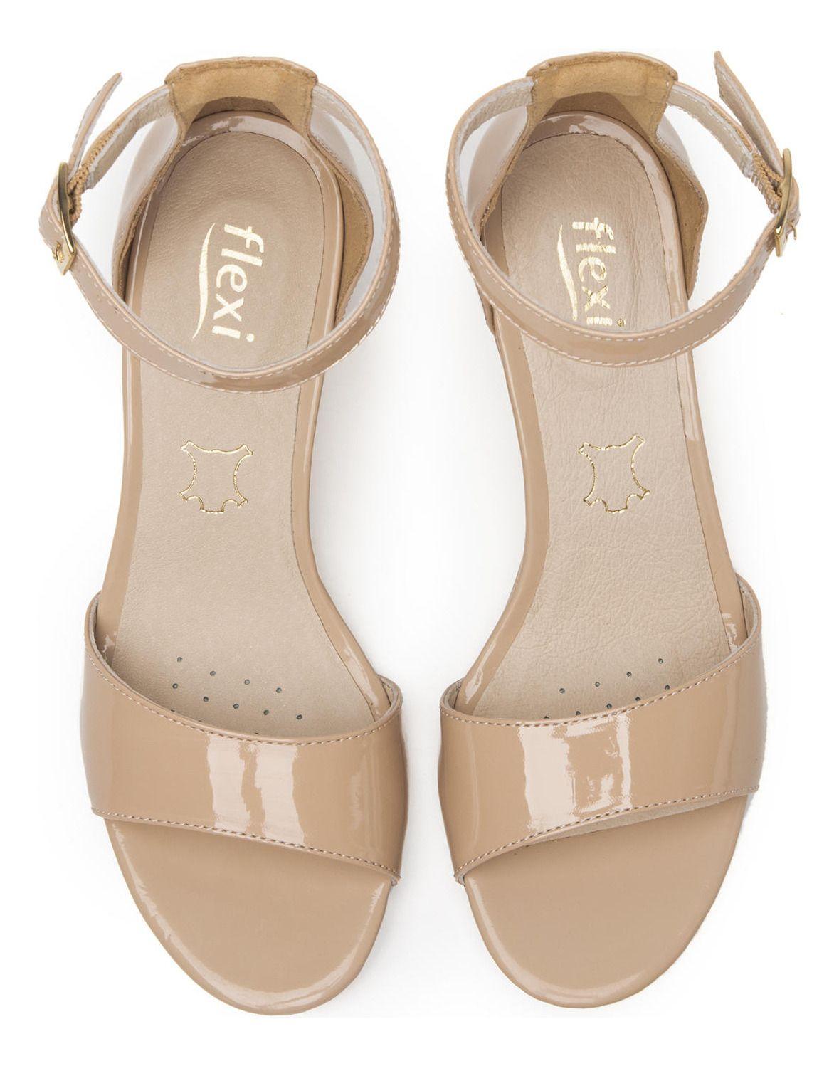 Sandalia Mujer Gilma 128301 Nude Flexi-4