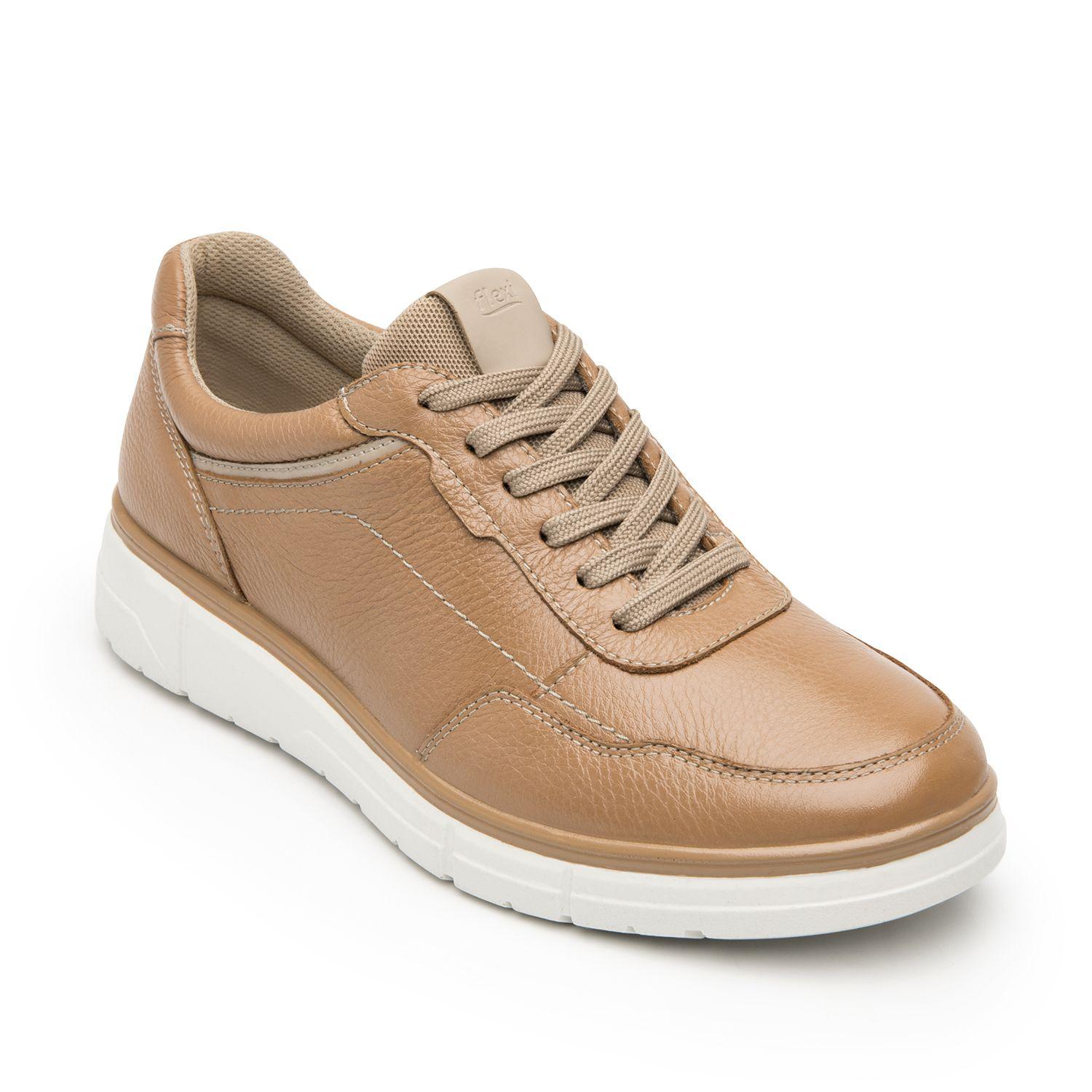 Zapatilla Mujer Turan 137902 Café Flexi-1