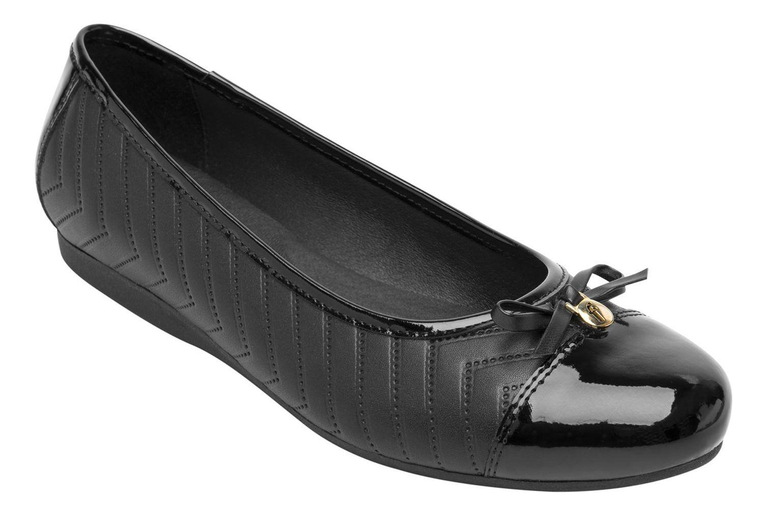 Ballerina Mujer Marie Negro Flexi-1