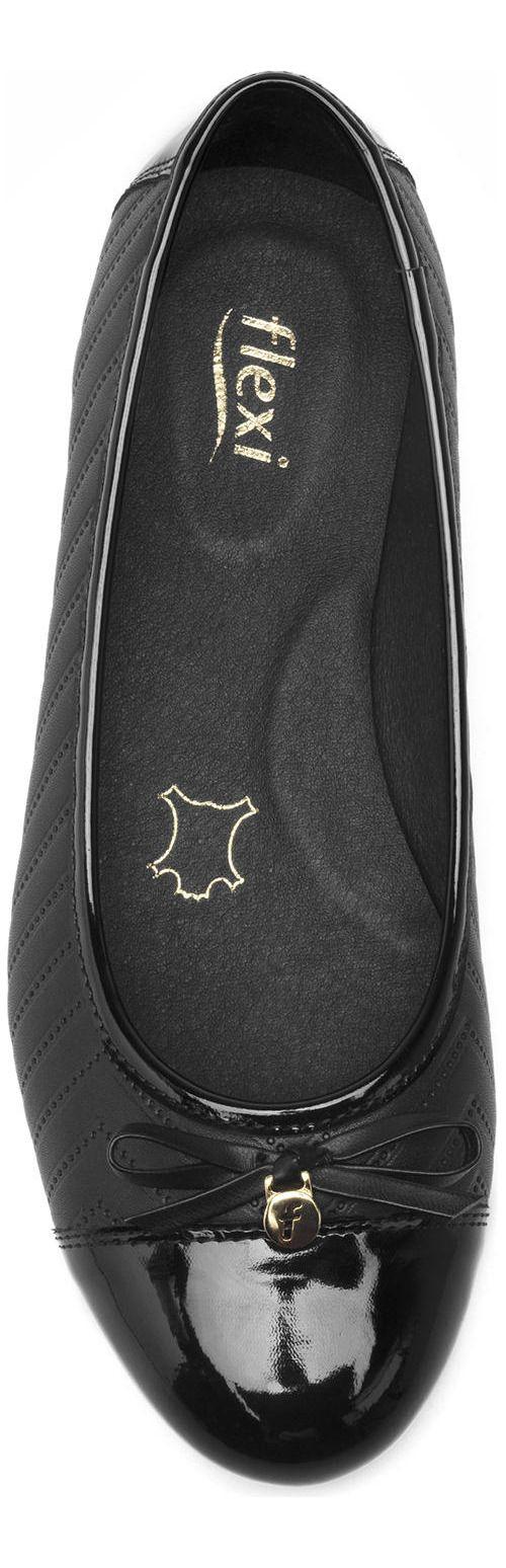 Ballerina Mujer Marie Negro Flexi-4