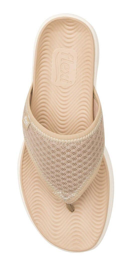 Sandalia mujer delta 114002 beige Flexi-6