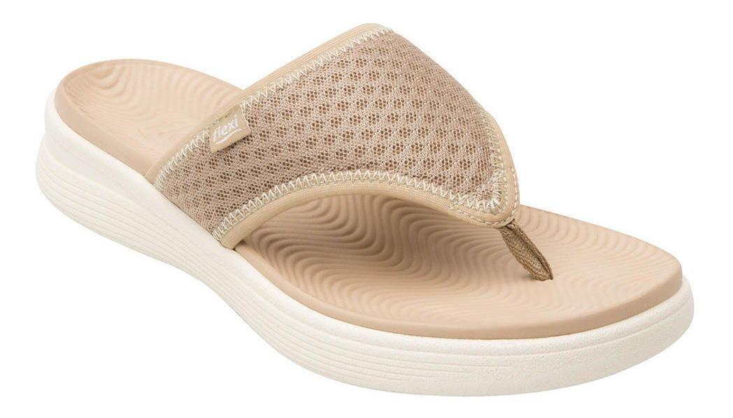 Sandalia mujer delta 114002 beige Flexi-4