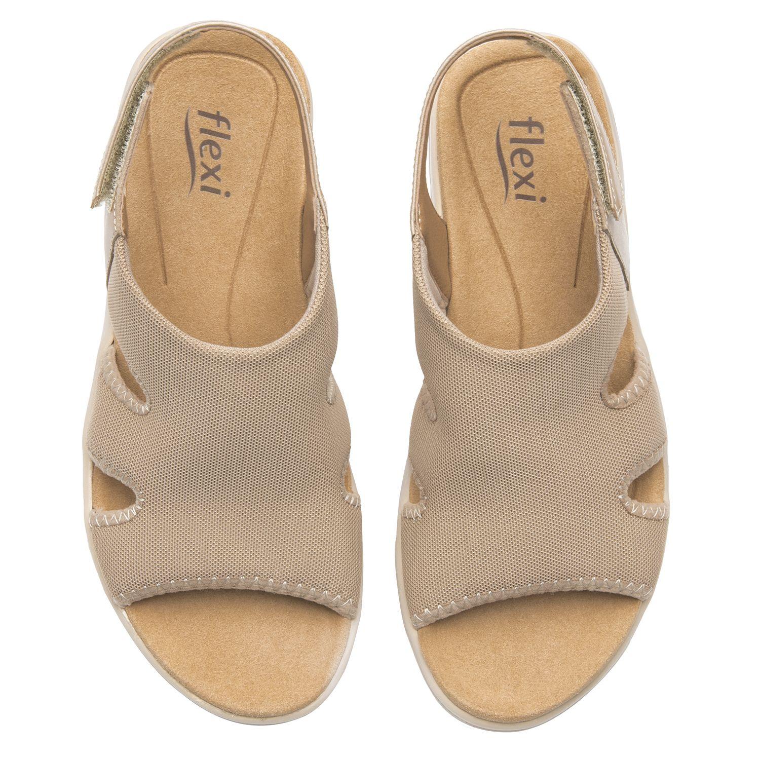 Sandalia Mujer Siwa 133703 Beige Flexi-5