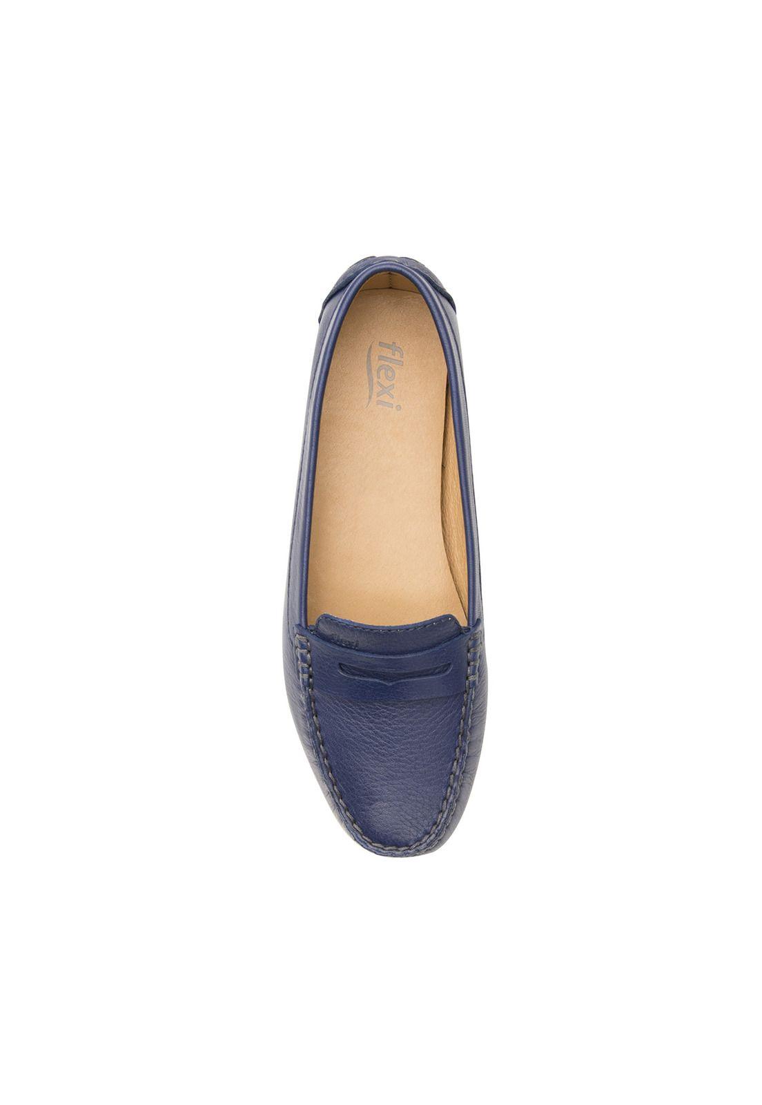 Mocasin mujer betunia 116701 azul Flexi-6