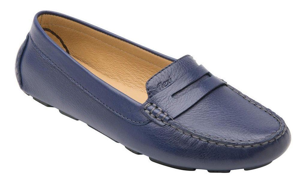 Mocasin mujer betunia 116701 azul Flexi-0