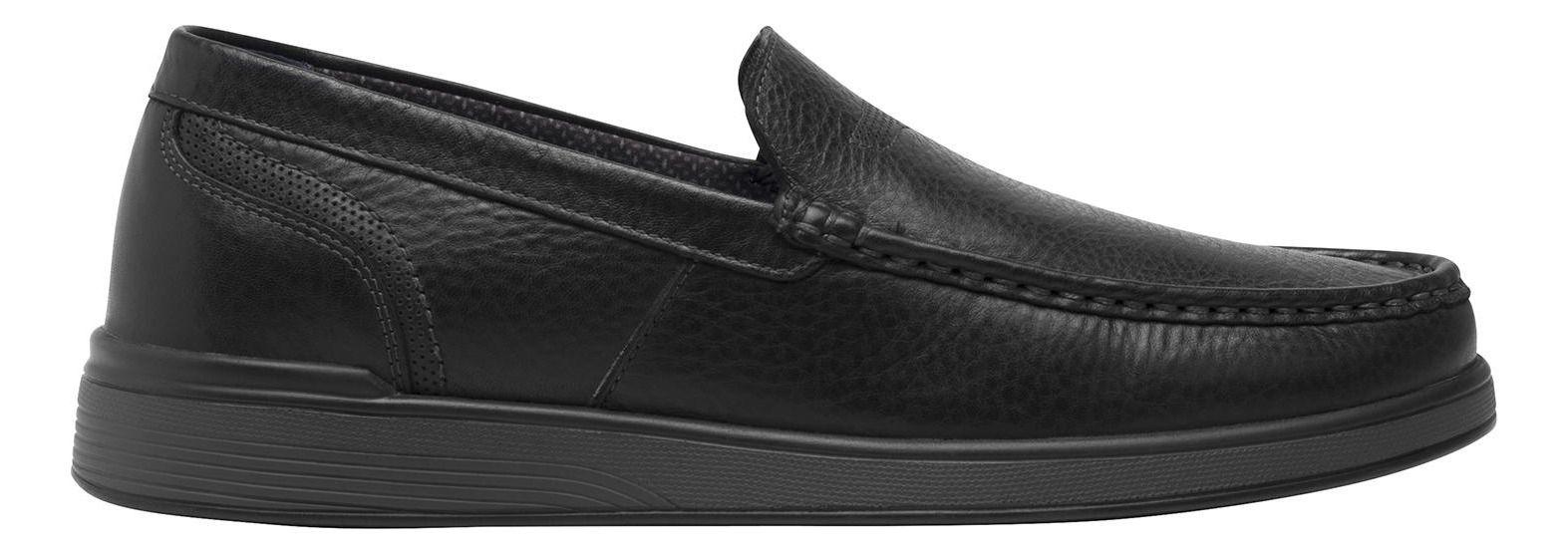 Mocasín Hombre Cuero Juko Negro Flexi-0