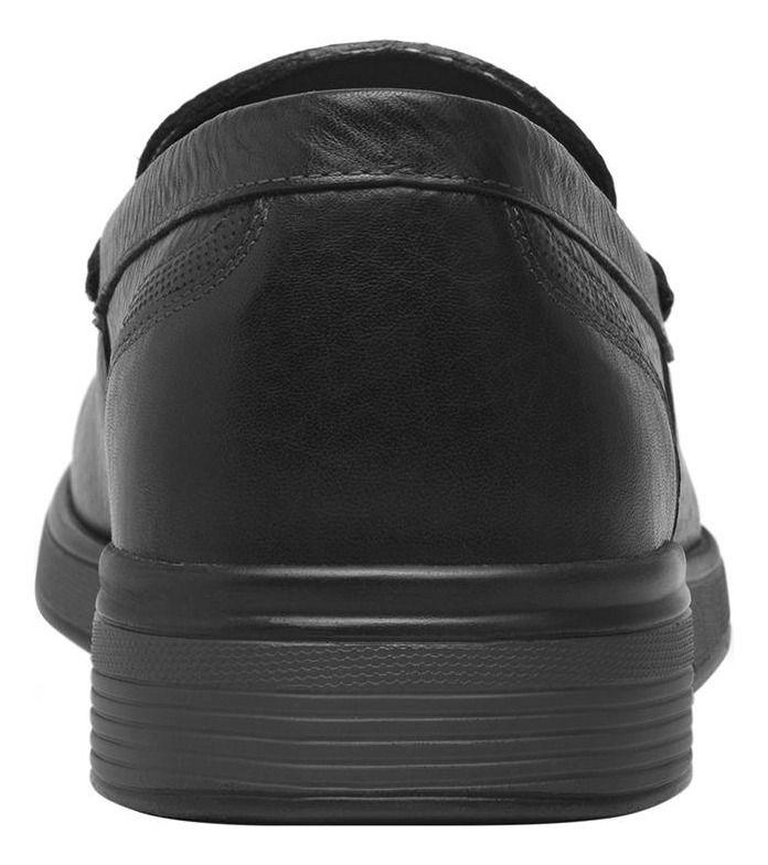 Mocasín Hombre Cuero Juko Negro Flexi-4