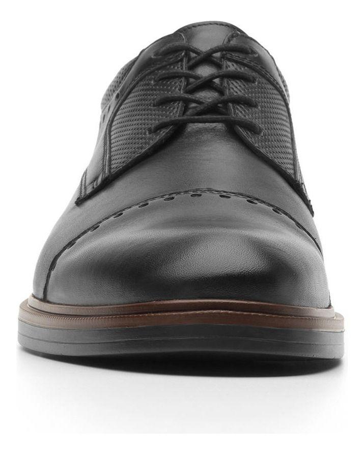 Zapato Hombre Cuero Parker Negro Flexi-3