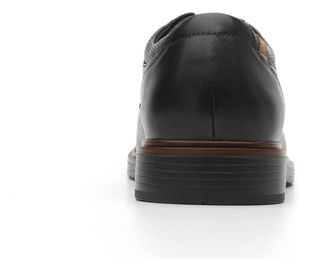 Zapato Hombre Cuero Parker Negro Flexi-6