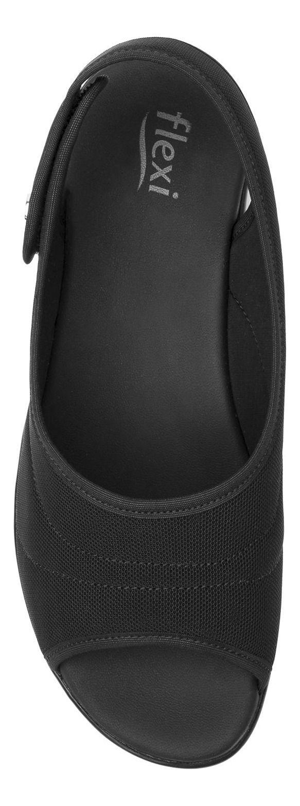 Sandalia Mujer Gaia Negro Flexi-4