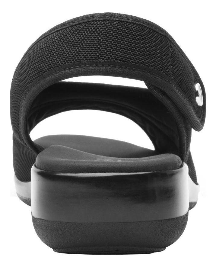 Sandalia Mujer Gaia Negro Flexi-4