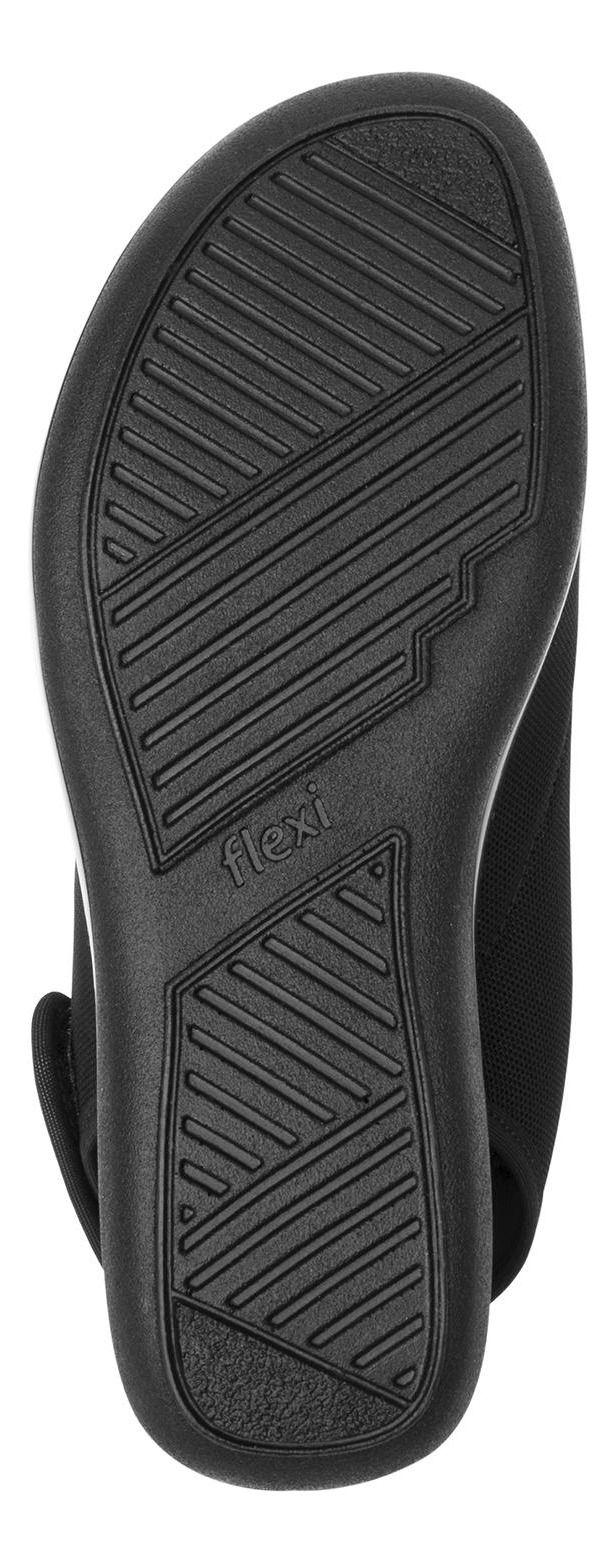 Sandalia Mujer Gaia Negro Flexi-5