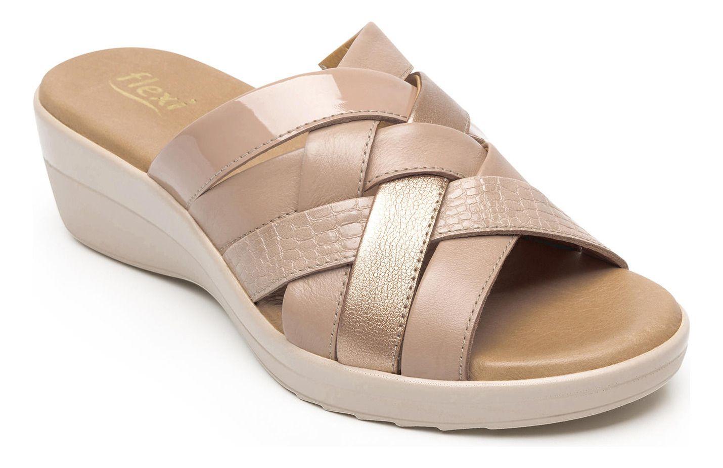 Sandalia Mujer Amapola 116014 Rosa Flexi-1