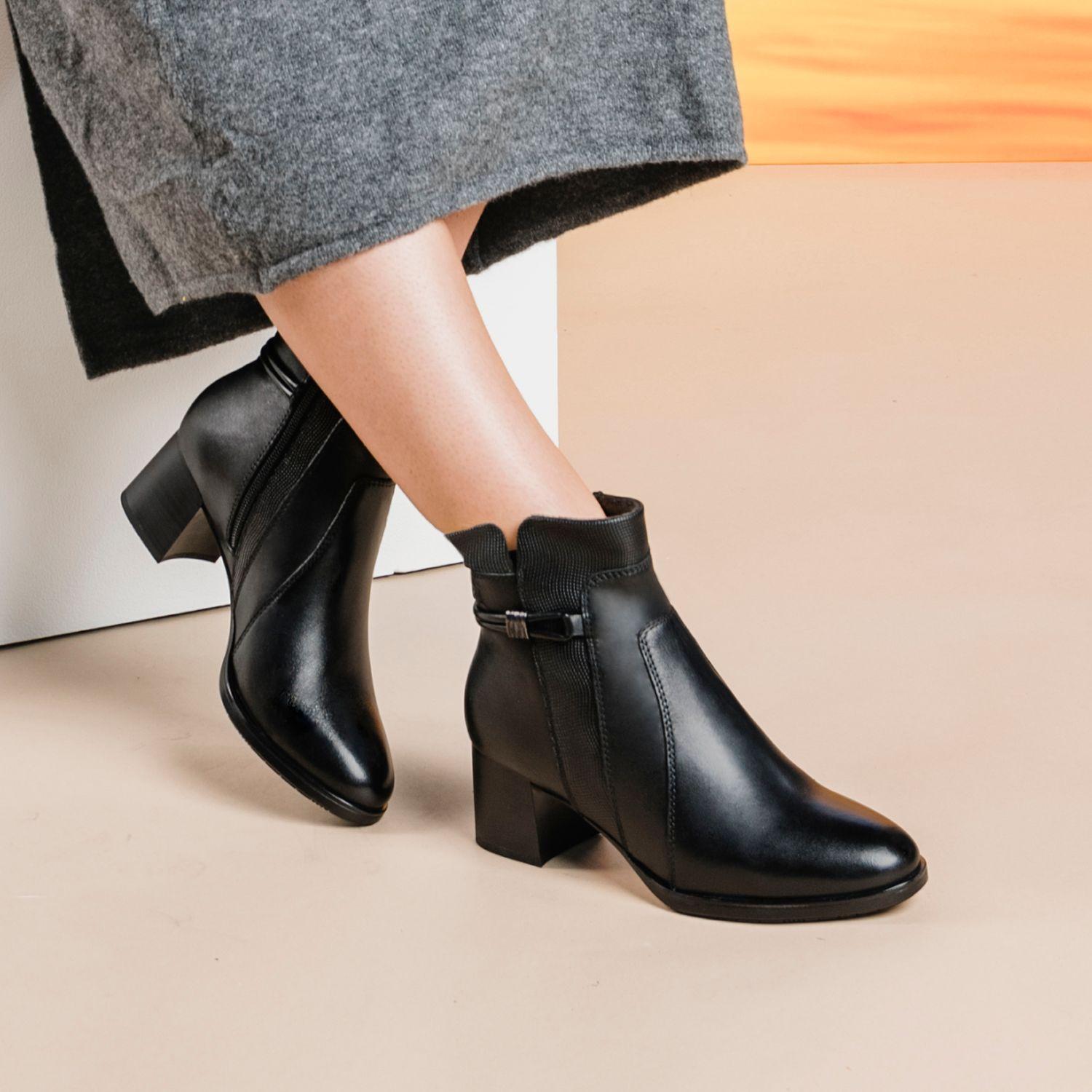 Botin Mujer Amadea 132301 Black Flexi-2