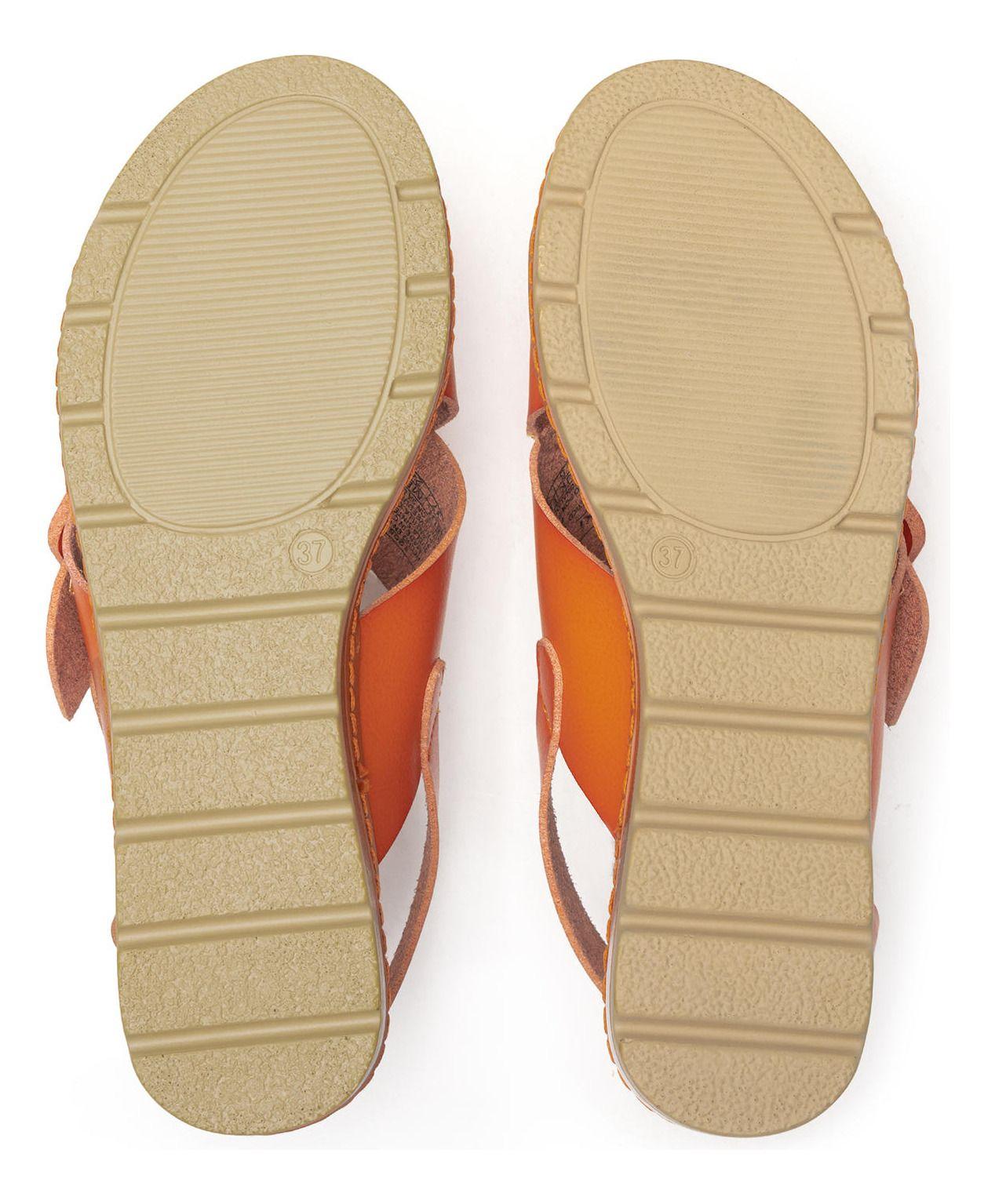 Sandalia Mujer Cassia 129501 Naranja Flexi-5