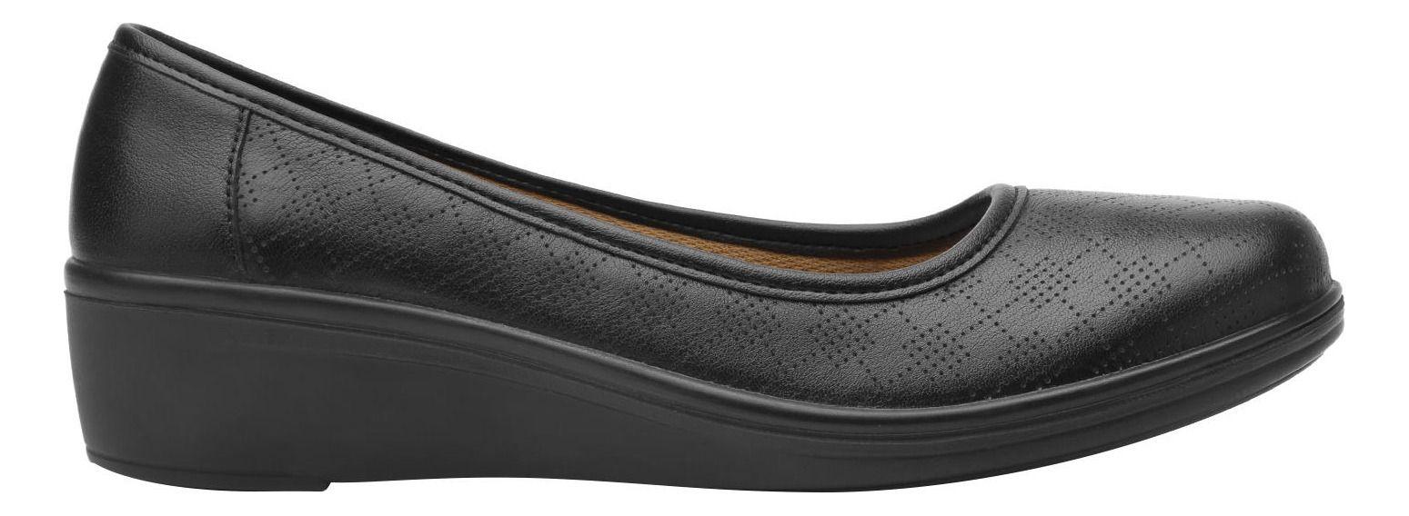 Zapato Mujer Castaña 45602 Negro Flexi-0