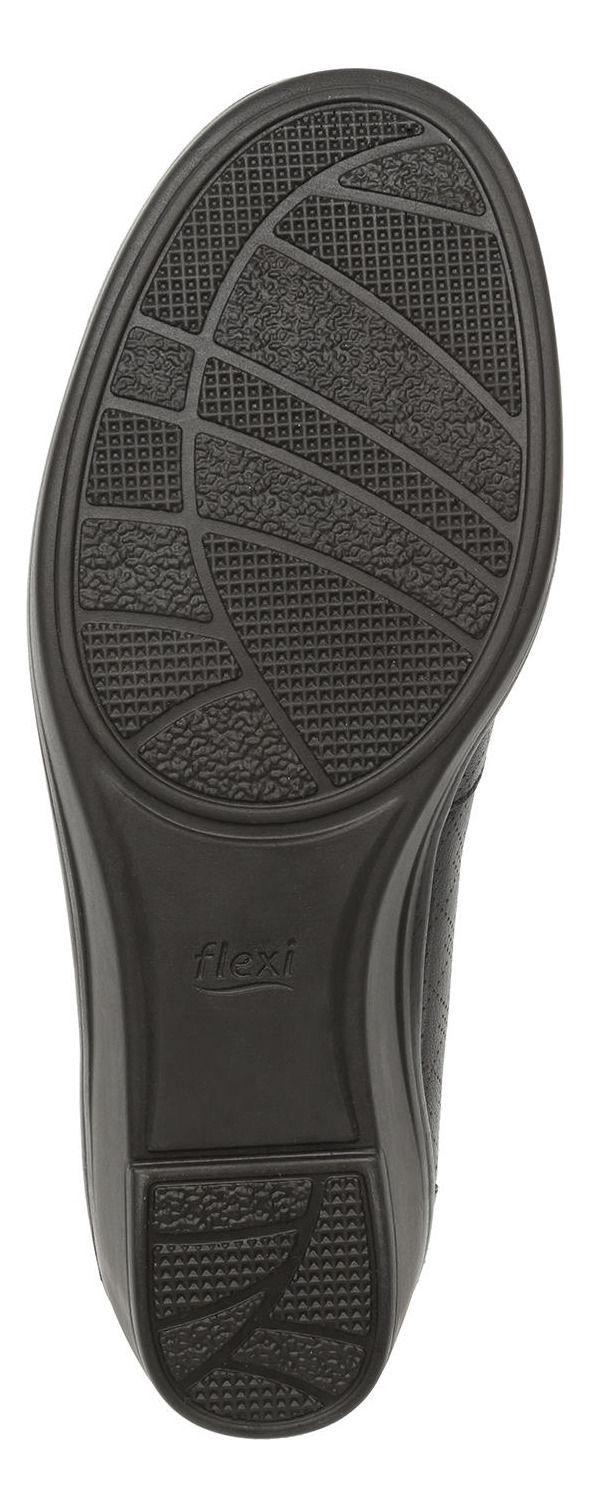 Zapato Mujer Castaña 45602 Negro Flexi-6